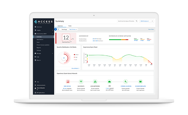 Prisma Access dashboard Prisma Access dashboard