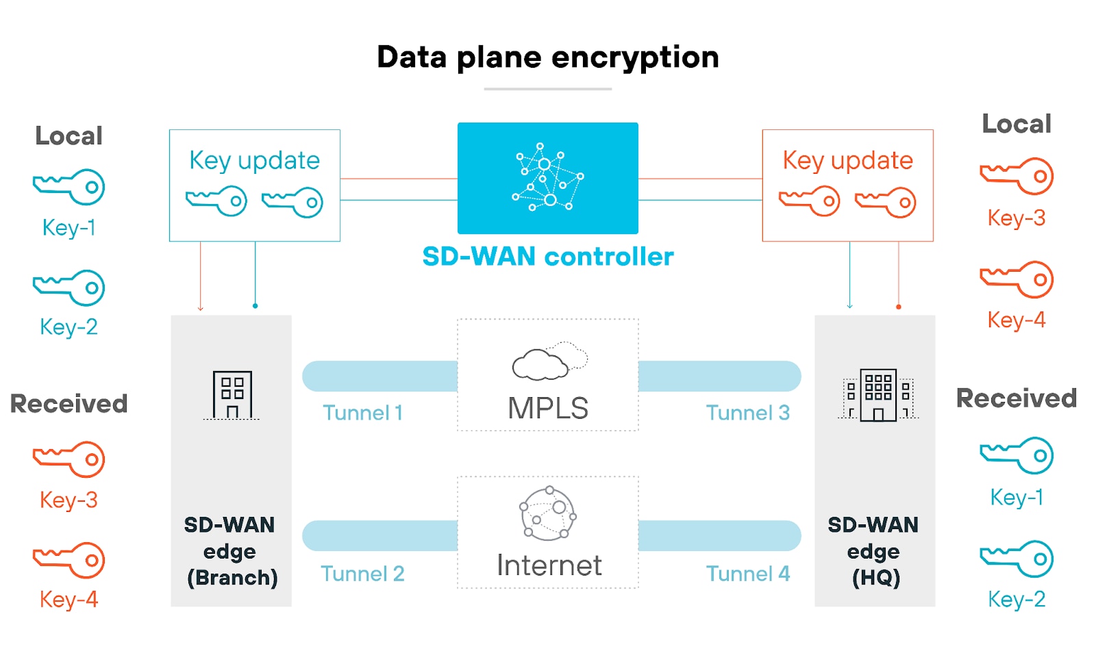 Data plane encryption