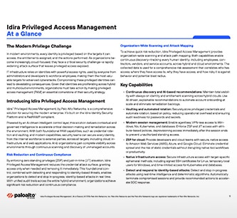 Idira Privileged Access Management (PAM)