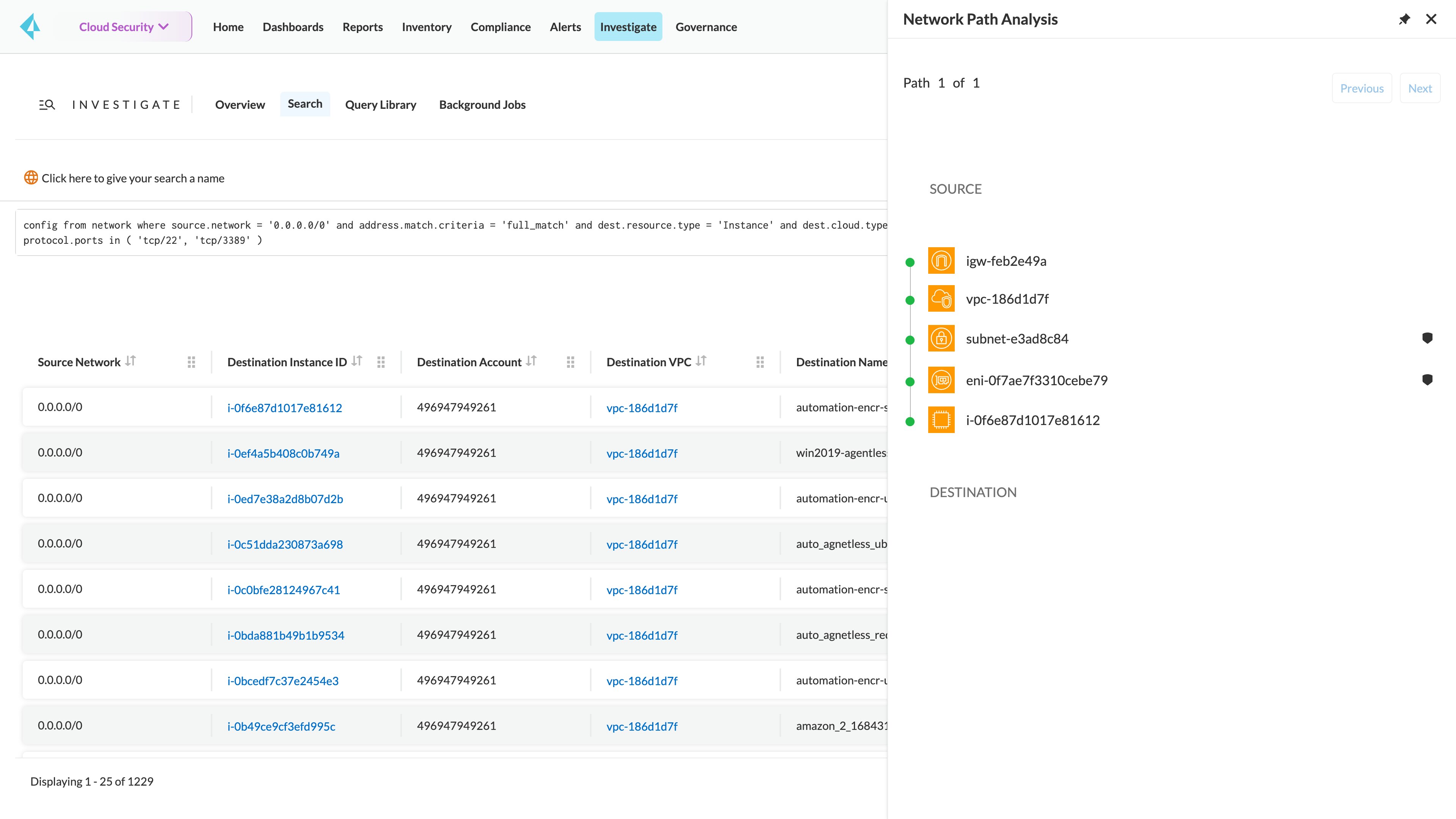 Cloud Network Security Back