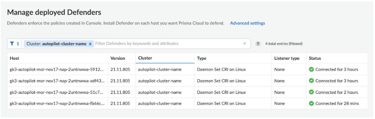 Protecting GKE Autopilot clusters