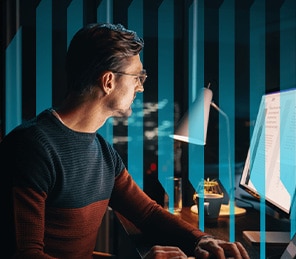 Executives in board room