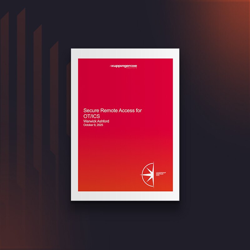 KuppingerCole Leadership Compass for OT-ICS Secure Remote Access