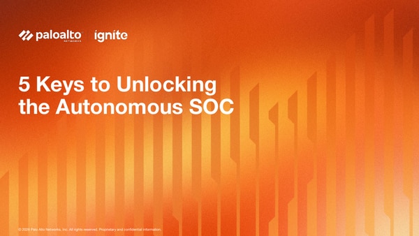 5 Keys to Unlocking the Autonomous SOC