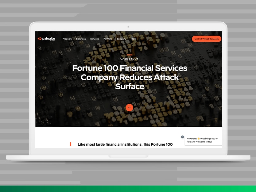 [Case Study] Fortune 100 Financial Services Company Reduces Attack Surface