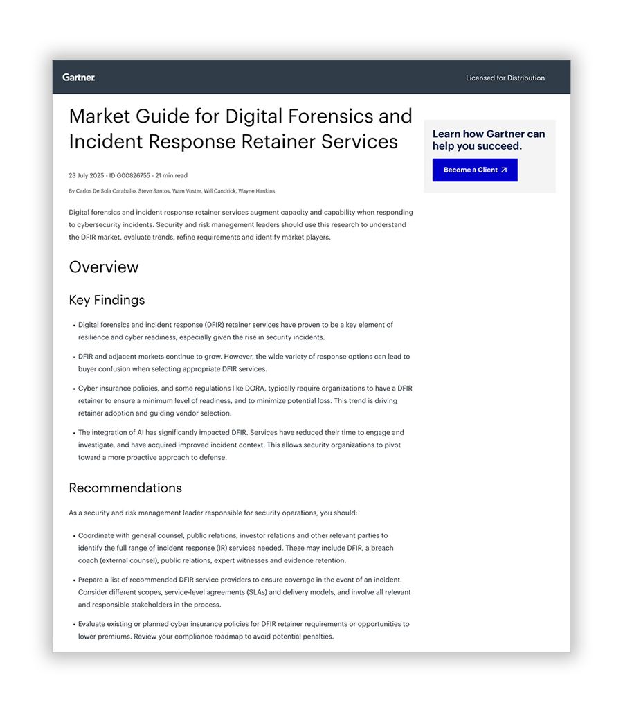 Get the DFIR Market Guide.